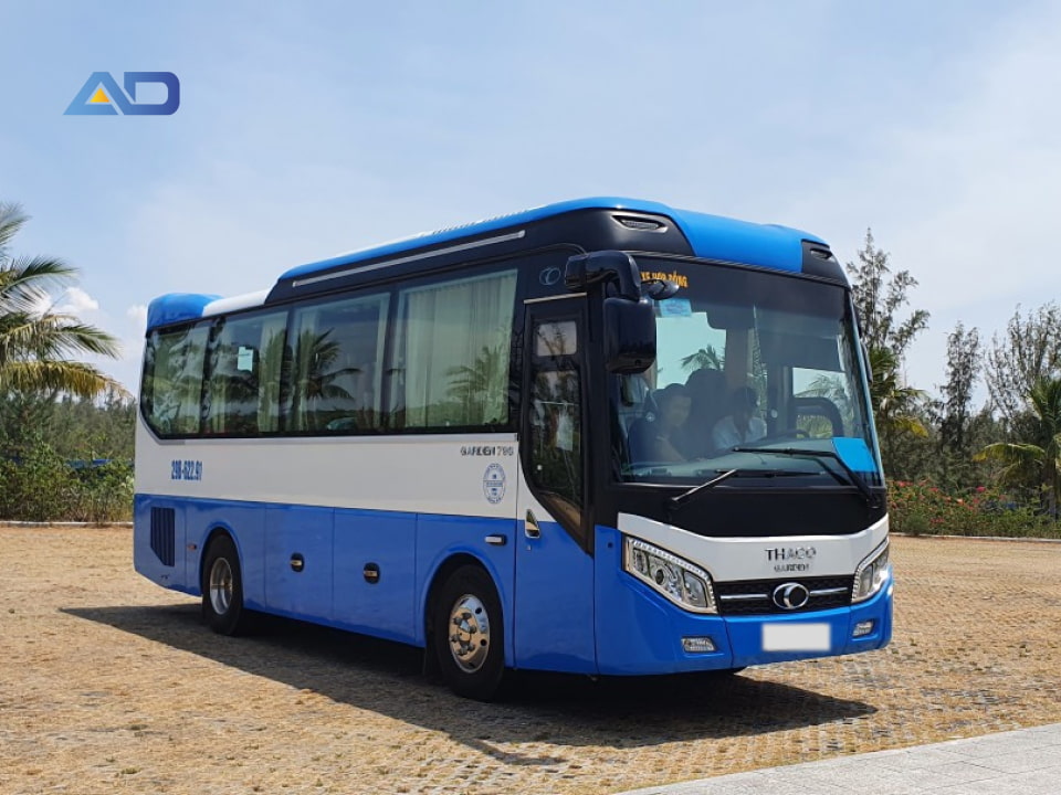 dòng xe thaco garden với bảng giá thuê xe 35 chỗ Hà Nội cạnh tranh