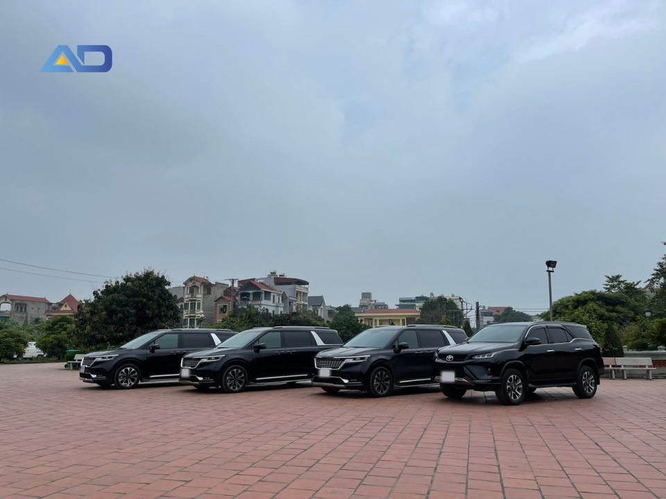 các dòng xe đa dạng cho dịch vụ xe đón tiễn sân bay Nội Bài