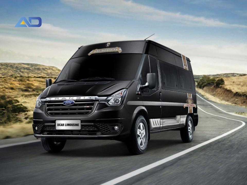 thuê xe du lịch 16 chỗ Fuso Dcar Limousine 2023