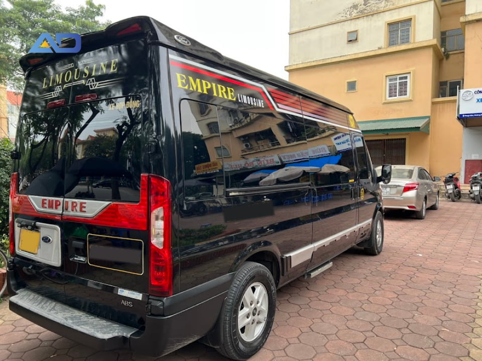 thuê xe 16 chỗ Hà Nội Ninh Bình dòng empire limousine